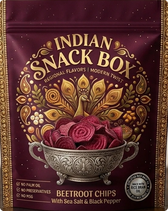Beetroot Chips pack